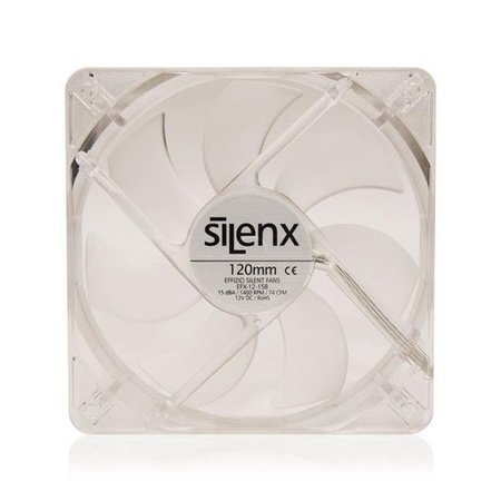 SILENX SilenX EFX-12-15B 120 mm. 15DBA Led Fluid Dynamic Bearing Fan; Blue EFX-12-15B